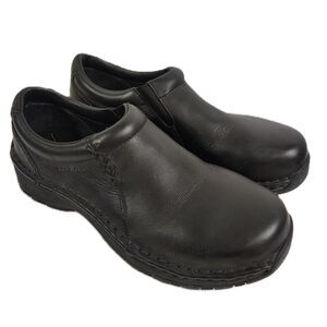 Red Wing Shoes Black Leather Slip On Work Loafers Women’s Size 7B Comfort